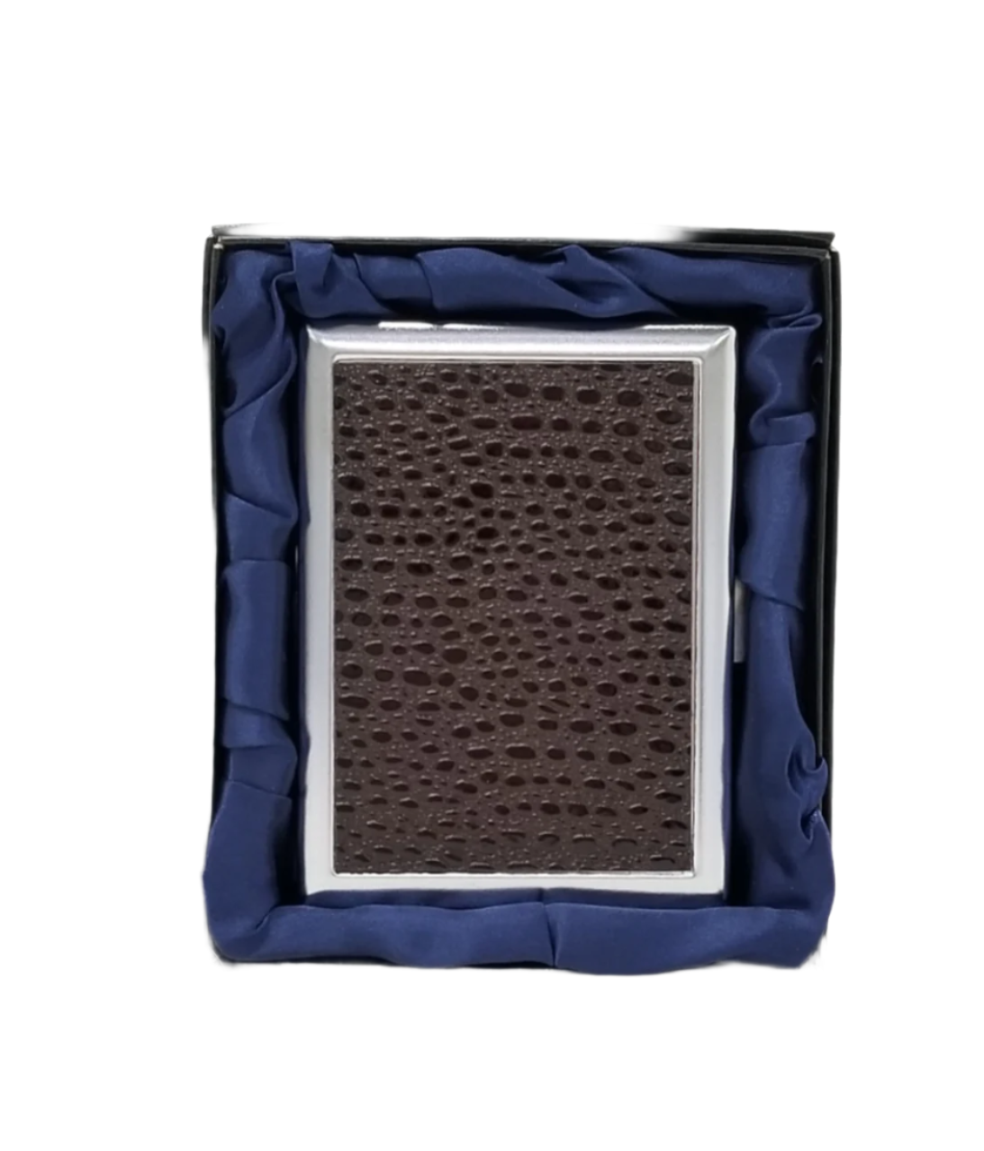 Brown Textured Metal Cigarette Case-storage-The Wee Smoke Shop