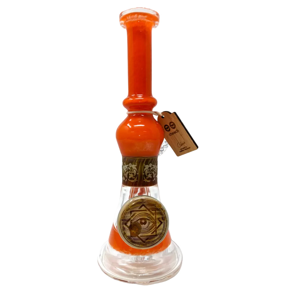 Cheech 9" Pattern Rig (CHE-207,CHE-208) - Orange - The Wee Smoke Shop