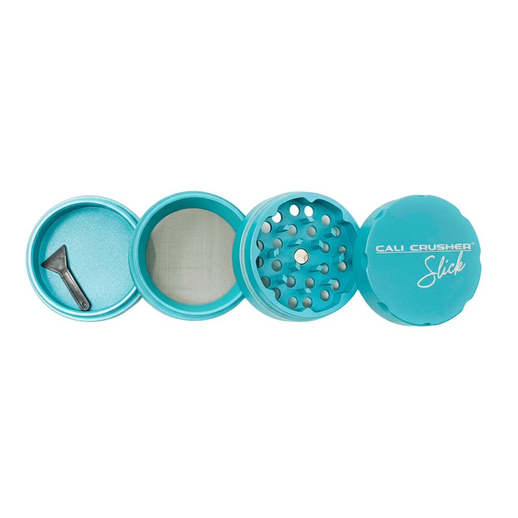 Cali Crusher Slick 4 Part Grinder - The Wee Smoke Shop