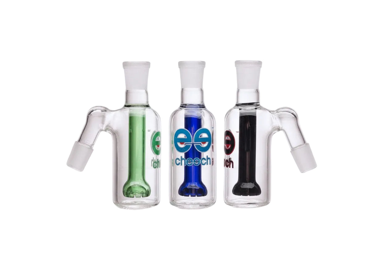 Cheech 18mm Ash Catcher 45 Degree - Showerhead Perc - The Wee Smoke Shop