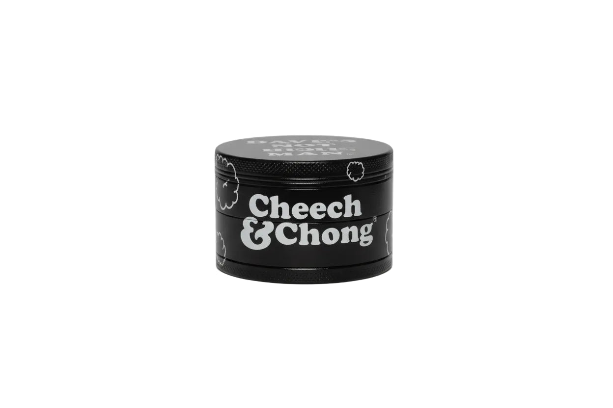 Cheech & Chong 63mm Dave's Not Here 4 pc Metal Grinder - The Wee Smoke Shop