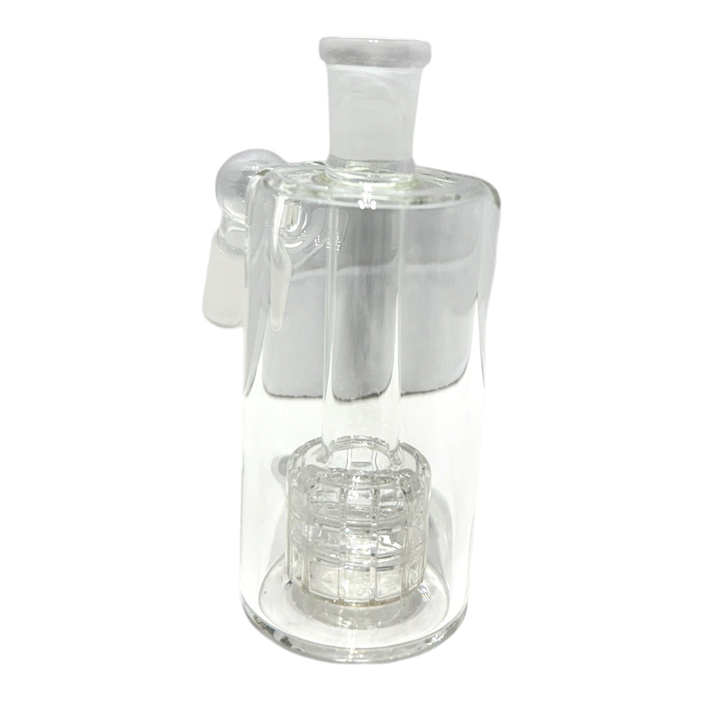 Clear 14mm Ash Catcher with Perc (45°) The Wee Smoke Shop