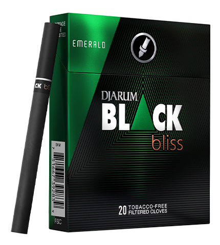 Djarum Black Bliss Tobacco-Free Clove Cigarettes (20) - Emerald - The Wee Smoke Shop