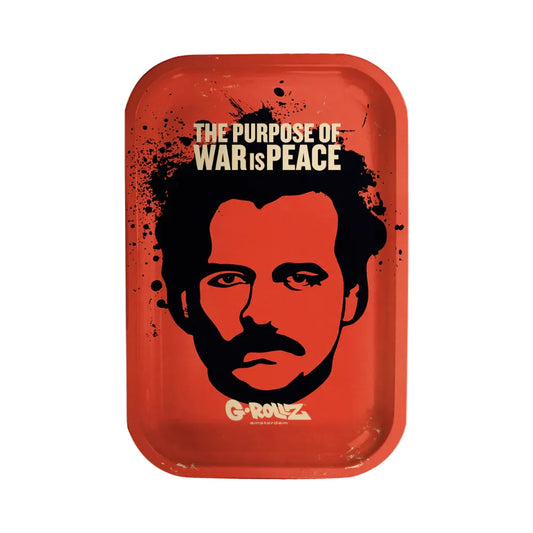 GRollz Medium Tray Narcos Pablos War is Peace - Rolling Tray - The Wee Smoke Shop