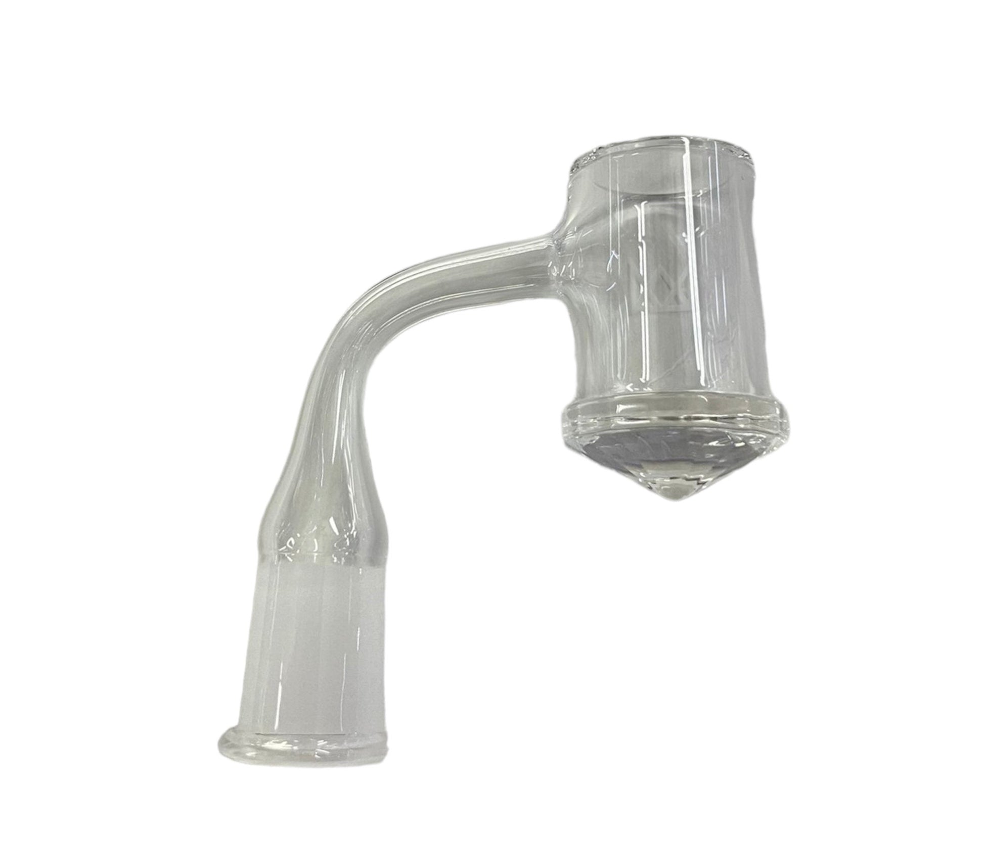 gear premium quartz 14mm female banger 90 degree with beveled edge clear dab nail - The Wee Smoke Shop