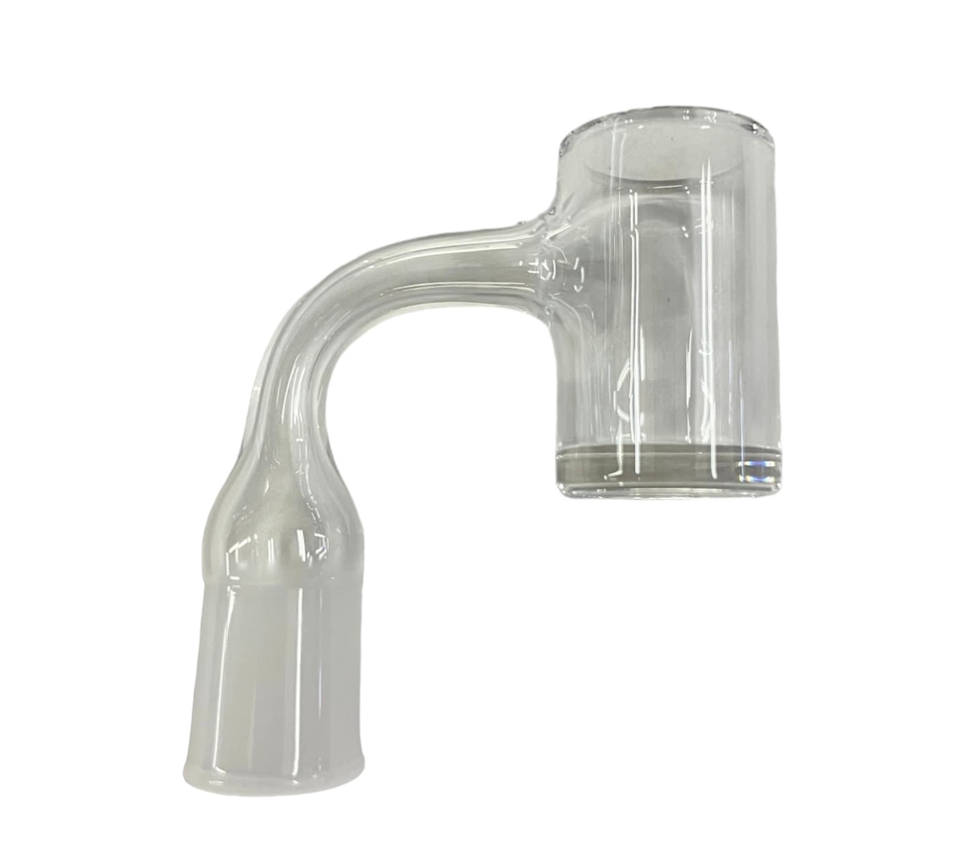 gear premium quartz 14mm female banger 90 degree flat top clear dab nail - The Wee Smoke Shop