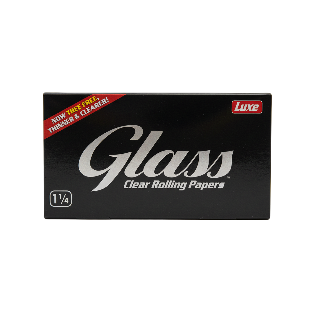 Glass Clear Rolling Papers (1 1/4) - The Wee Smoke Shop