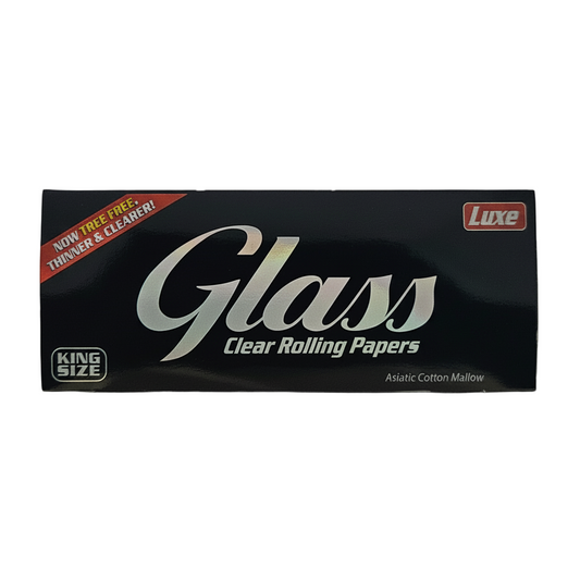 Glass Clear Rolling Papers (King Size) - The Wee Smoke Shop