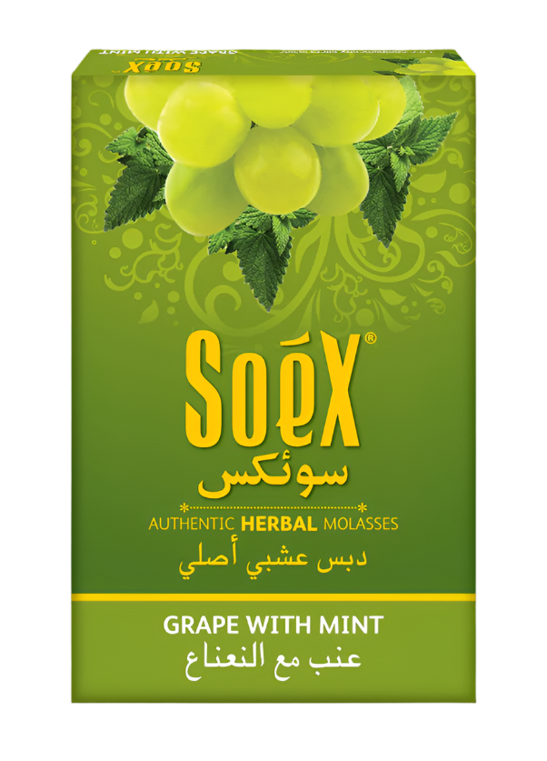 Soex Herbal Molasses (50g) Grape with Mint - The Wee Smoke Shop