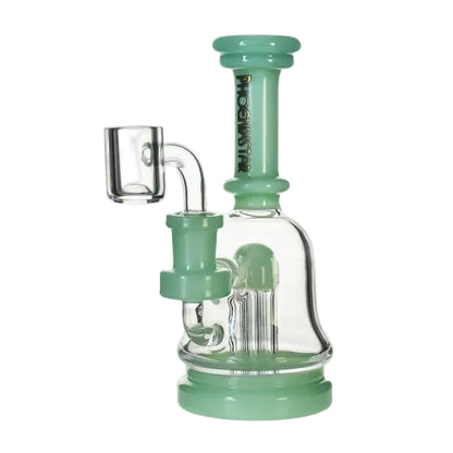Green Phoenix 7" Dab Rig With Tree Perc The Wee Smoke Shop