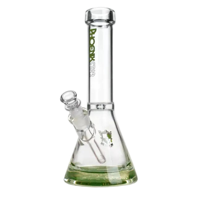 Green Phoenix Glass 12" Thick Base Bong (9mm) The Wee SMoke Shop