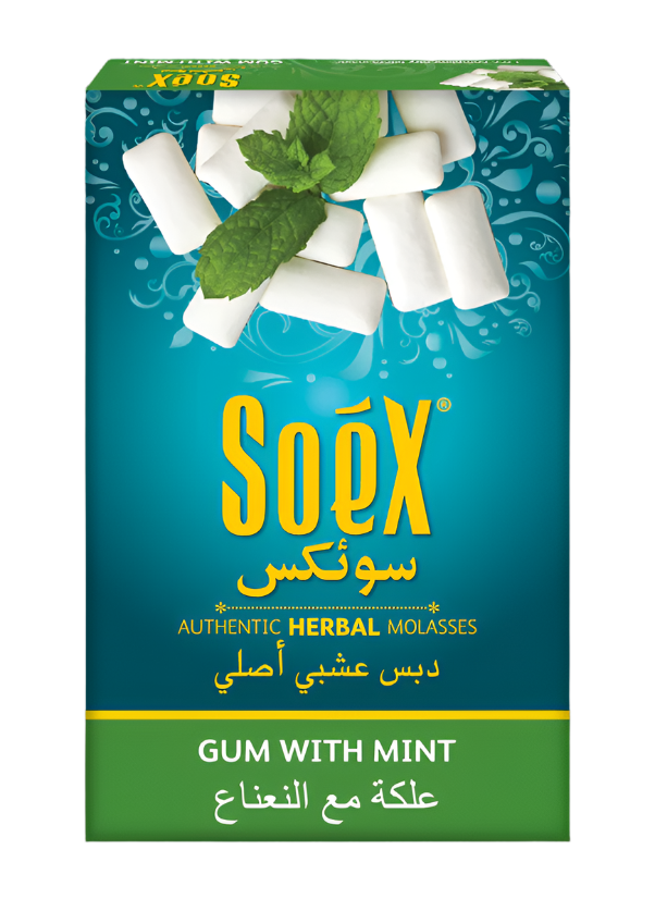 Soex Herbal Molasses (50g) Gum with Mint- The Wee Smoke Shop