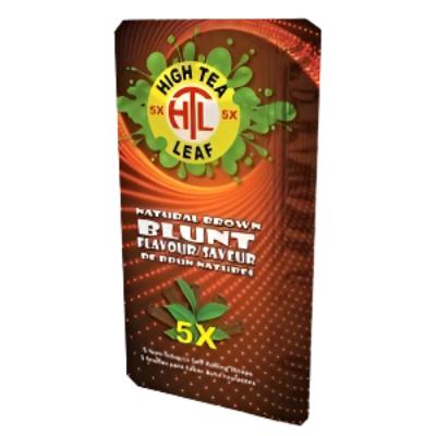 High Tea Leaf Hemp Wraps - Natural Brown- The Wee Smoke Shop