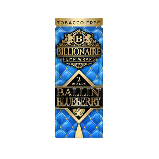 Hemp Wraps Billionaire - Ballin' Blueberry - The Wee Smoke Shop
