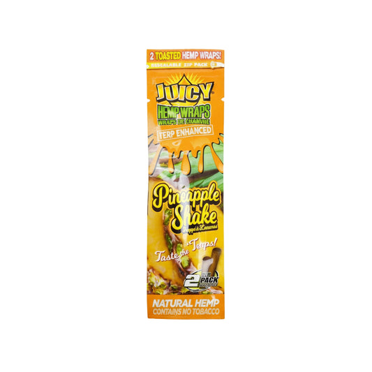 Hemp Wraps Juicy Jay Terp Enhanced - Pineapple Shake - The Wee Smoke Shop