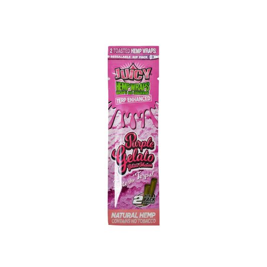 Hemp Wraps Juicy Jay Terp Enhanced - Purple Gelato - The Wee Smoke Shop