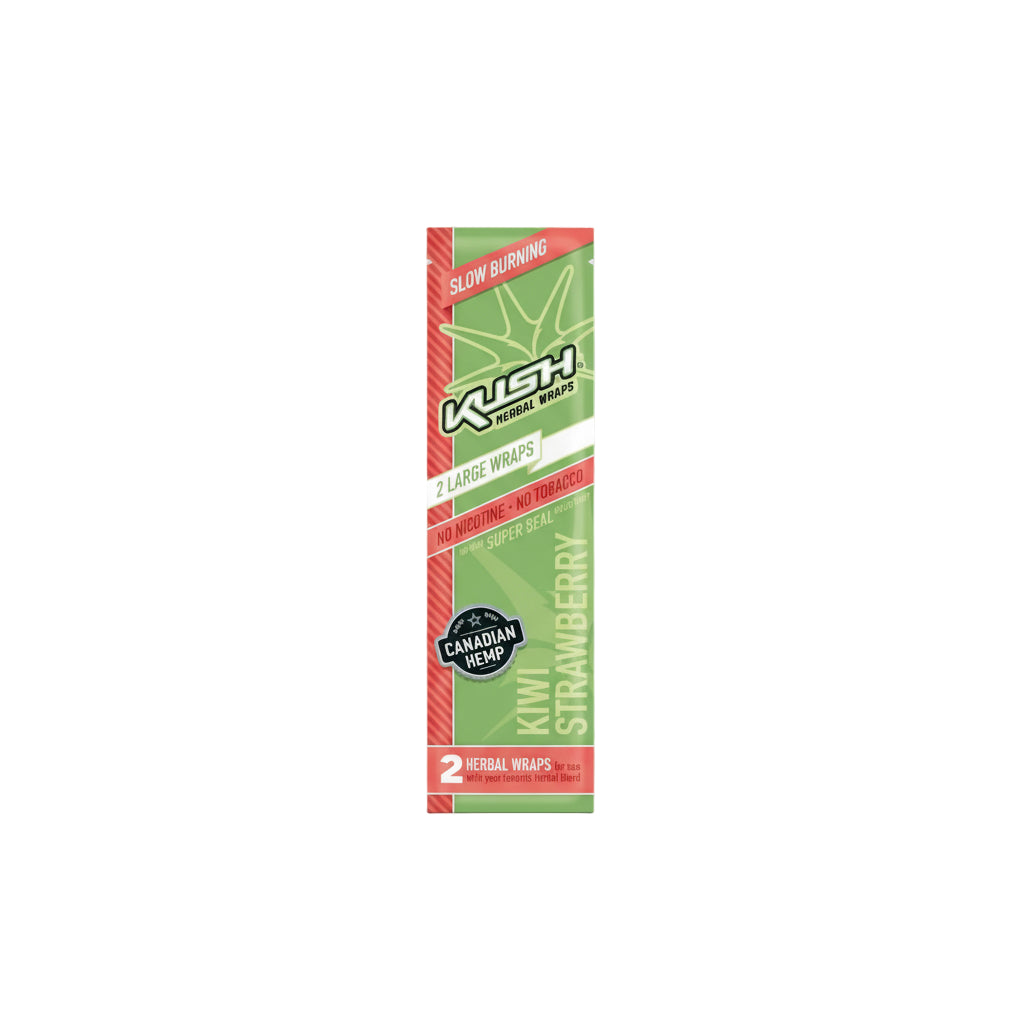Hemp Wraps Kush - Kiwi Strawberry - The Wee Smoke Shop