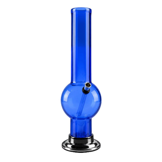 Herbies 12" Acrylic Bong-Light Purple on clear background