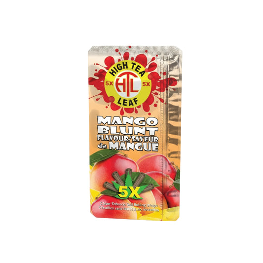 High Tea Leaf Hemp Wraps - Mango - The Wee Smoke Shop