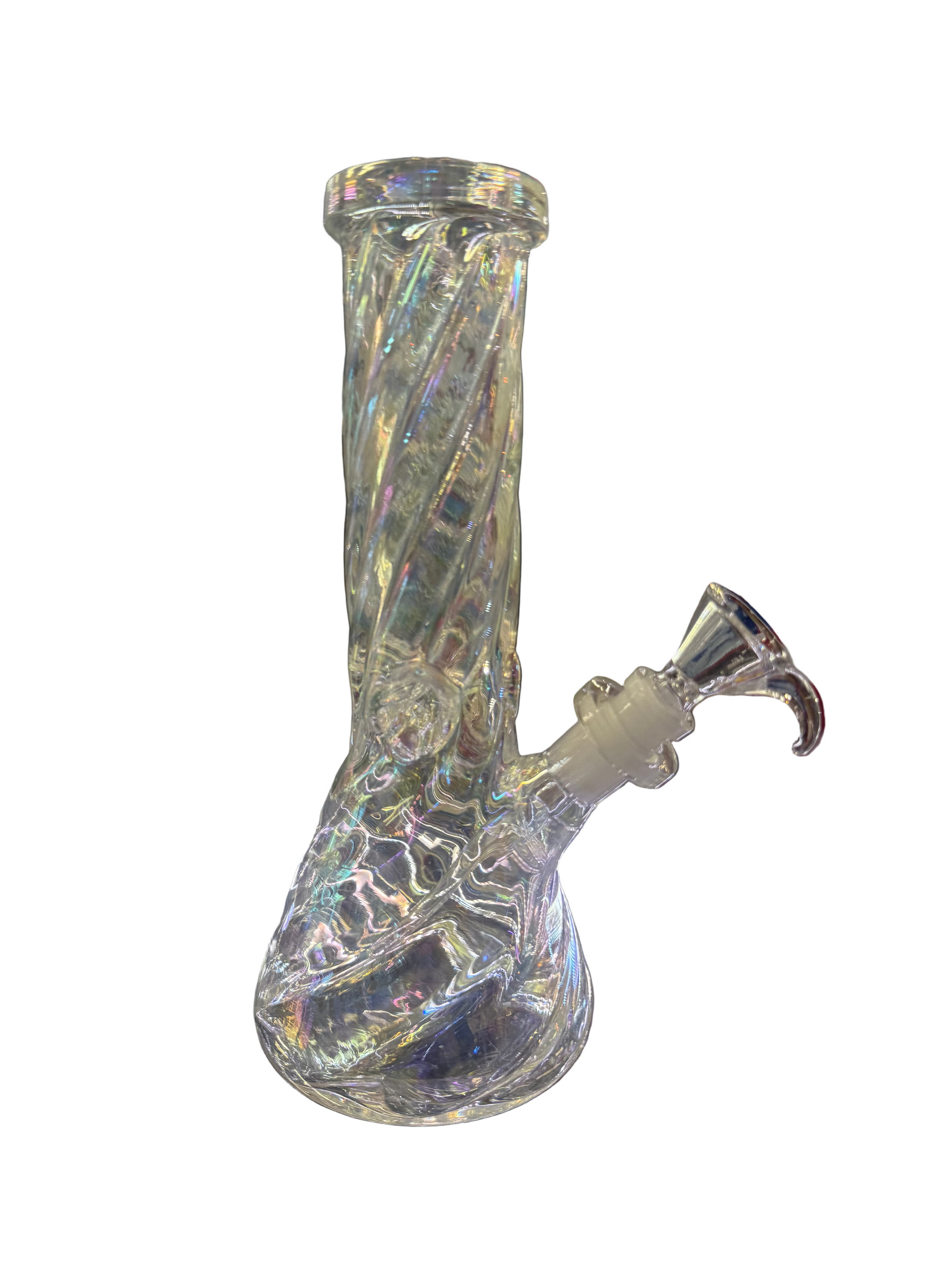 Halo Twisted 10" Glass Bong (5mm) - The Wee Smoke Shop