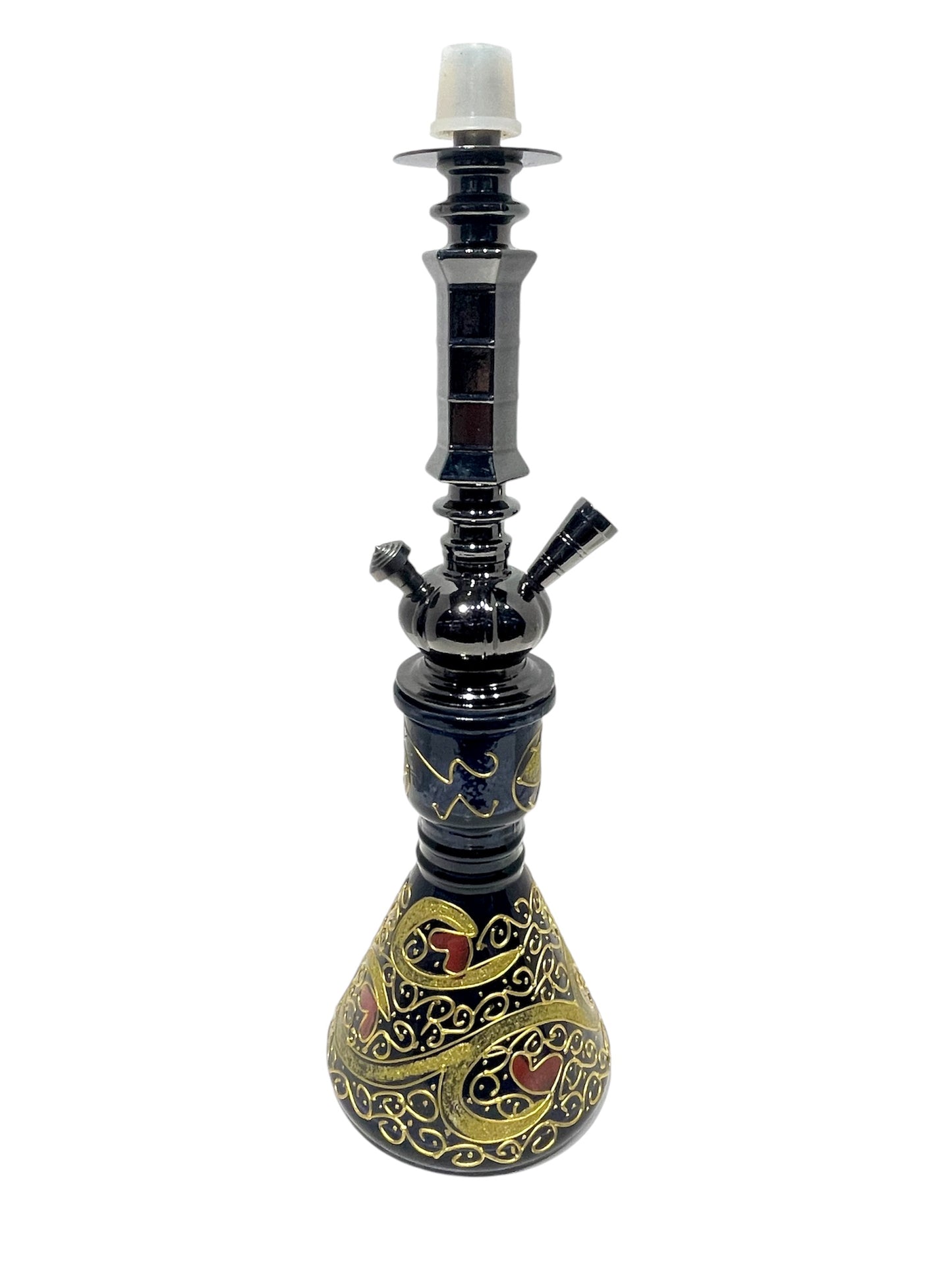 Textured Heart (12") 1 Hose Hookah