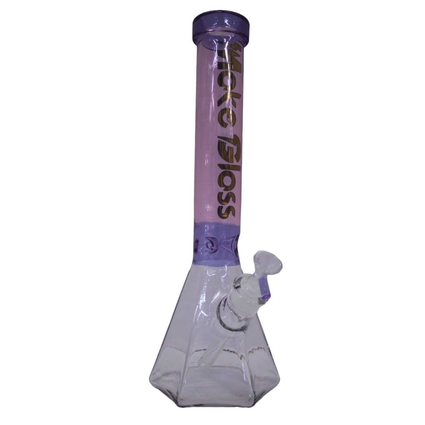 Make Glass Hexagon-Beaker Bong (16") - The Wee Smoke Shop