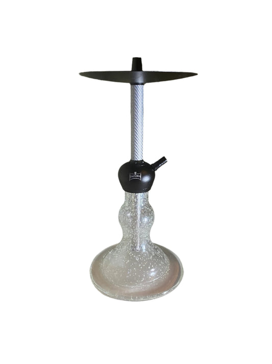 Zanobia (15") Colored 1 hose hookah silver - hookah - the wee smoke shop