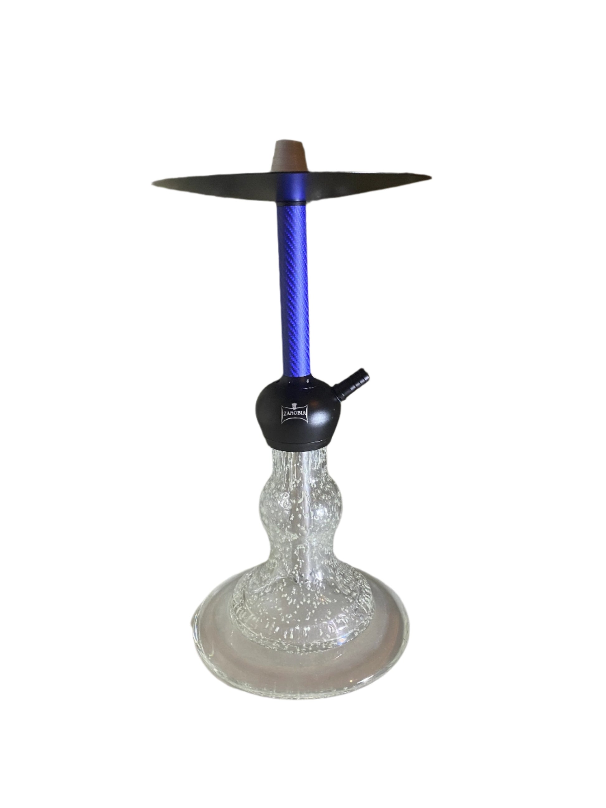 Zanobia (15") Colored 1 hose hookah blue - hookah - the wee smoke shop