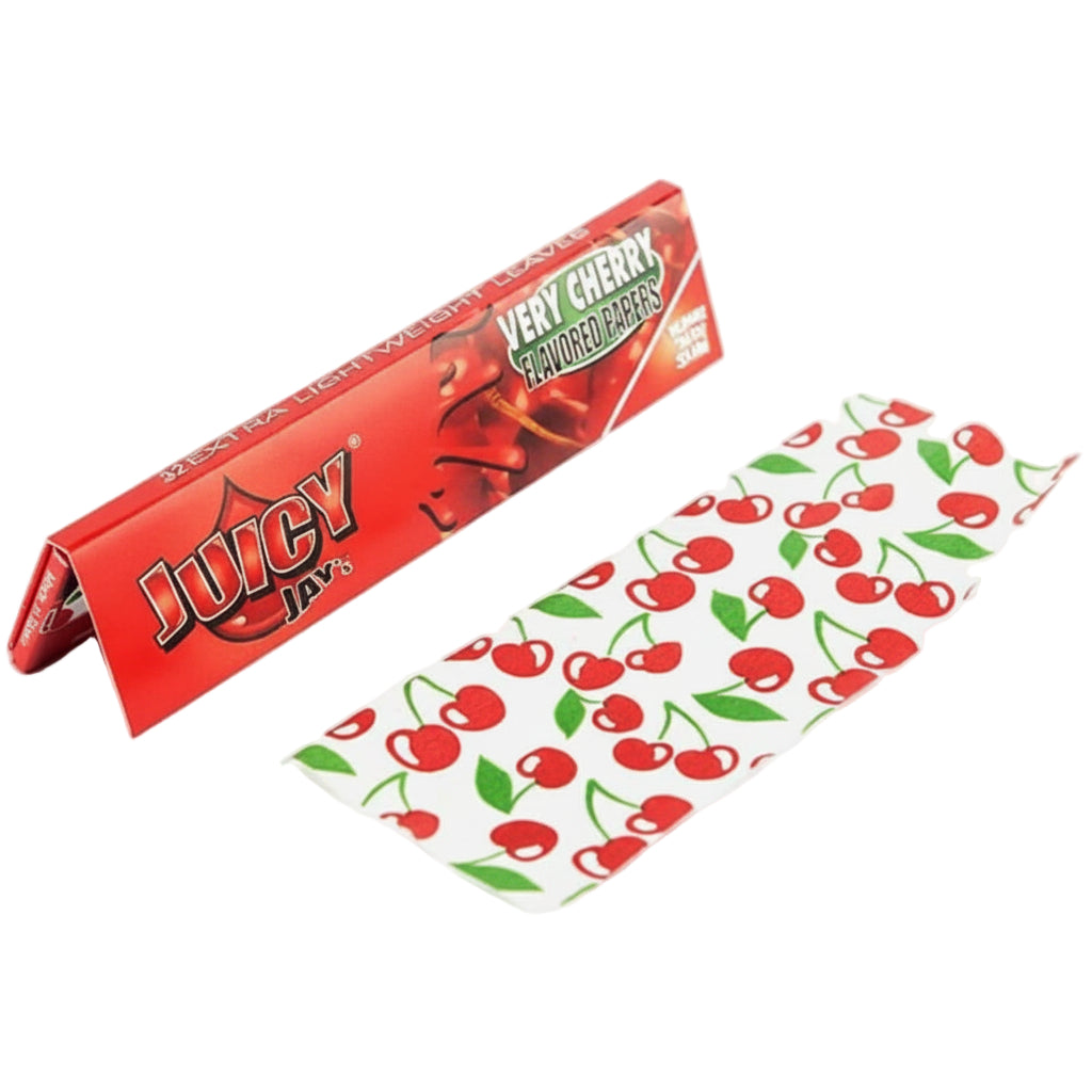 Juicy Jay's (King Size Slim) - Very Cherry - Rolling Papers - The Wee Smoke Shop