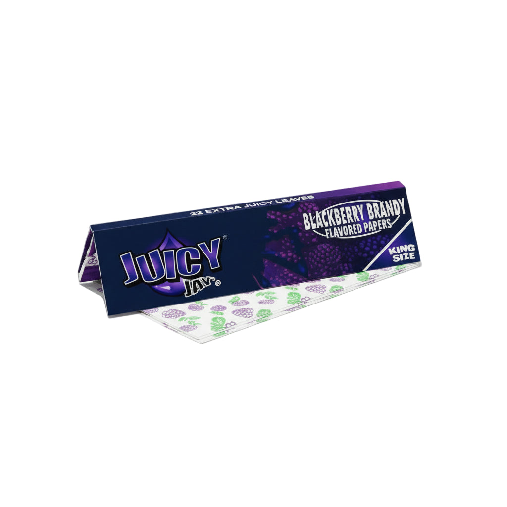 Juicy Jay's (King Size Slim) - Blackberry Brandy - Rolling Papers - The Wee Smoke Shop