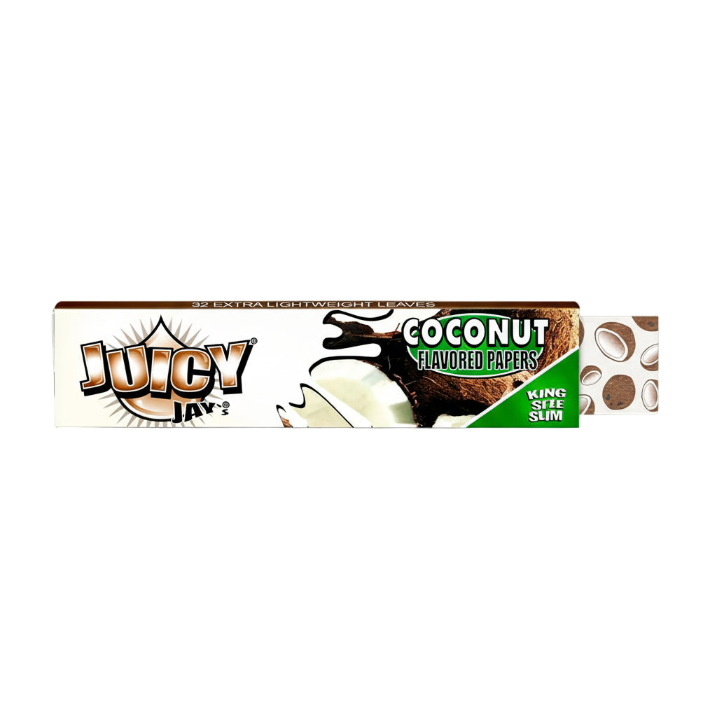 Juicy Jay's (King Size Slim) - Coconut - Rolling Papers - The Wee Smoke Shop