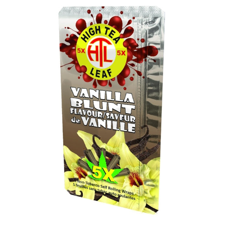 High Tea Leaf Hemp Wraps - Vanilla - The Wee Smoke Shop