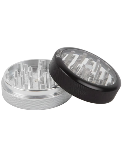 Kannastor Clear 2 Part Grinder - The Wee Smoke Shop