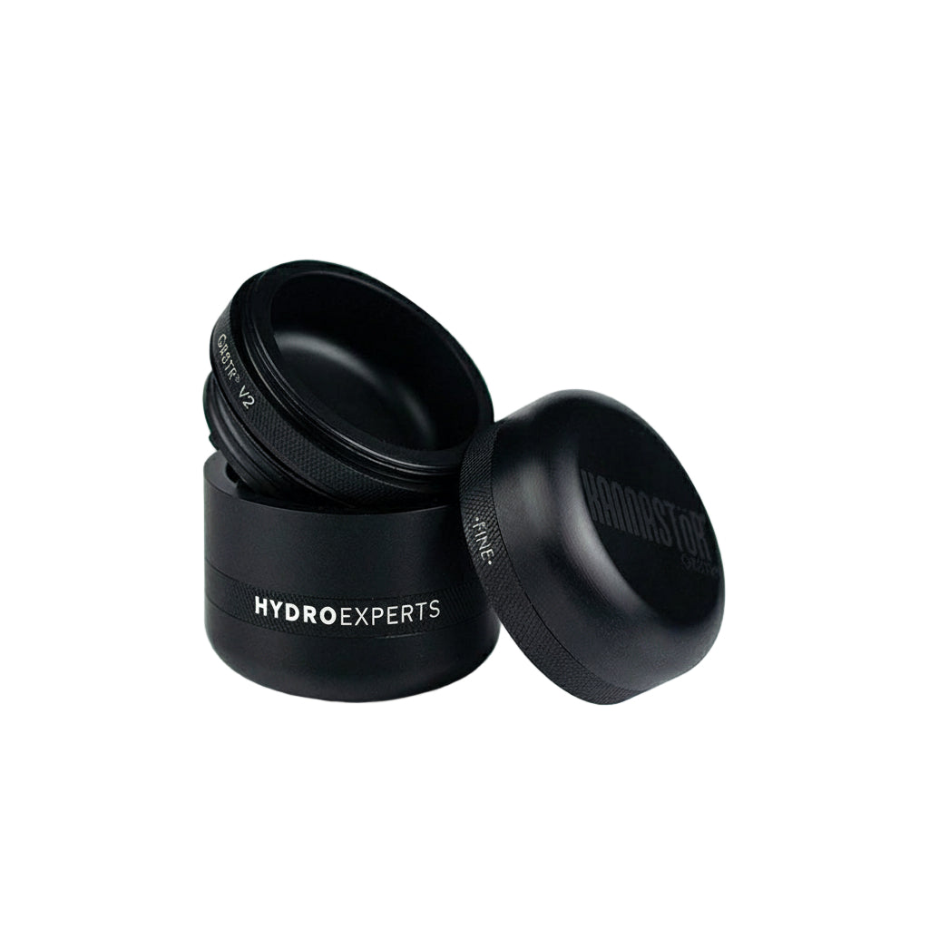 Kannastor G8TR V2 4 Part Grinder - Black - The Wee Smoke Shop