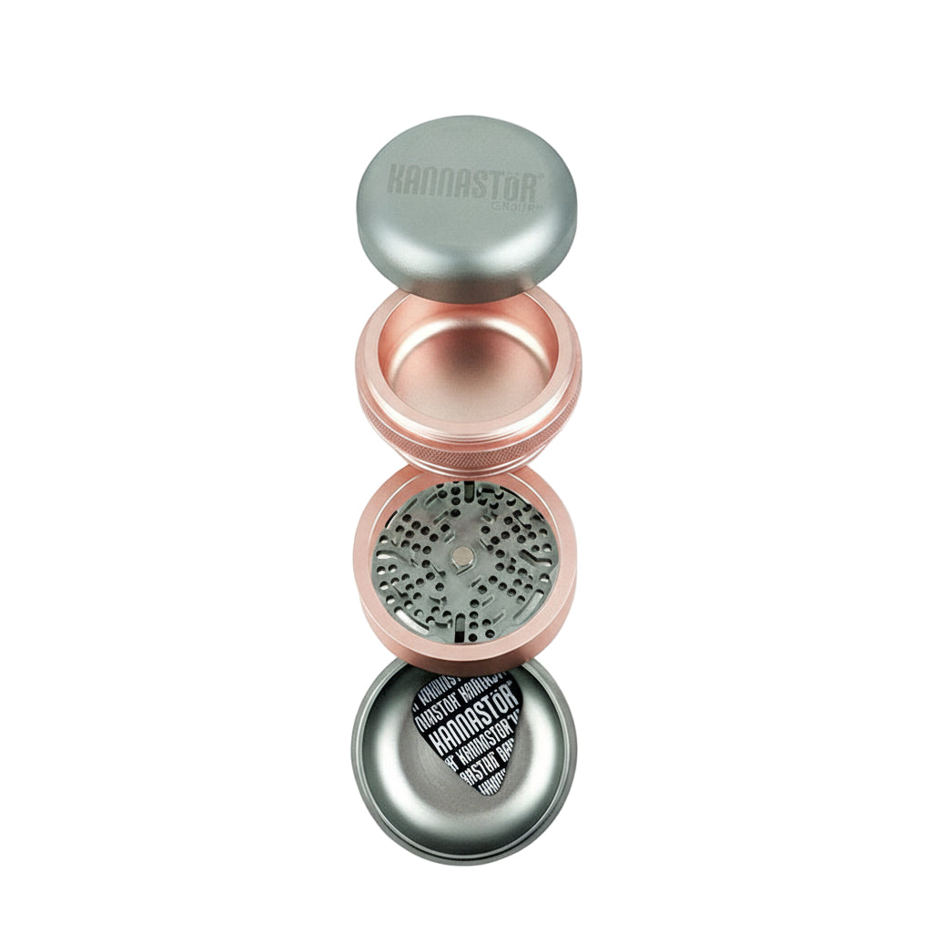 Kannastor G8TR V2 4 Part Grinder - Rose Gold - The Wee Smoke Shop