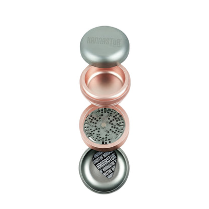 Kannastor G8TR V2 4 Part Grinder - Rose Gold - The Wee Smoke Shop