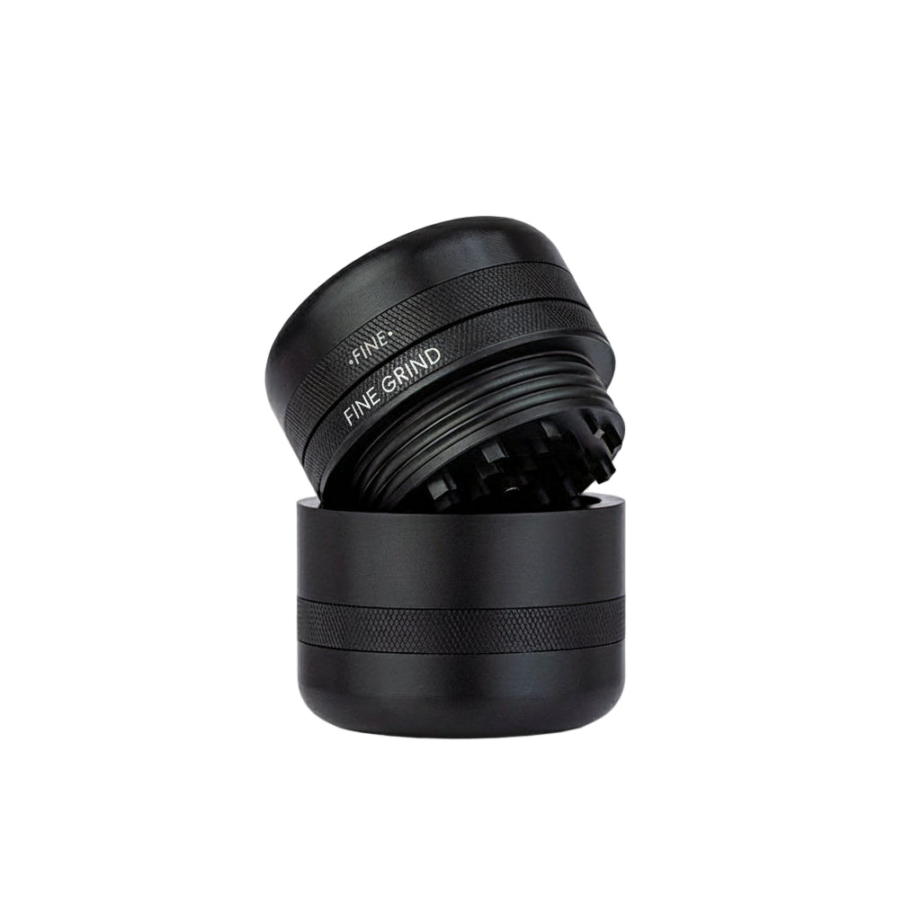 Kannastor G8TR V2 4 Part Grinder - Black - The Wee Smoke Shop