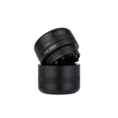 Kannastor G8TR V2 4 Part Grinder - Black - The Wee Smoke Shop