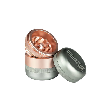 Kannastor G8TR V2 4 Part Grinder - Rose Gold - The Wee Smoke Shop