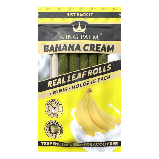 King Palm Mini - Banana Cream (5) - The Wee Smoke Shop