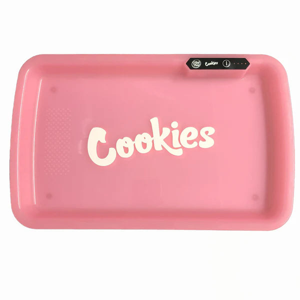 LED Light Up Glow Trays Pink - Rolling Tray - The Wee Smoke Shop