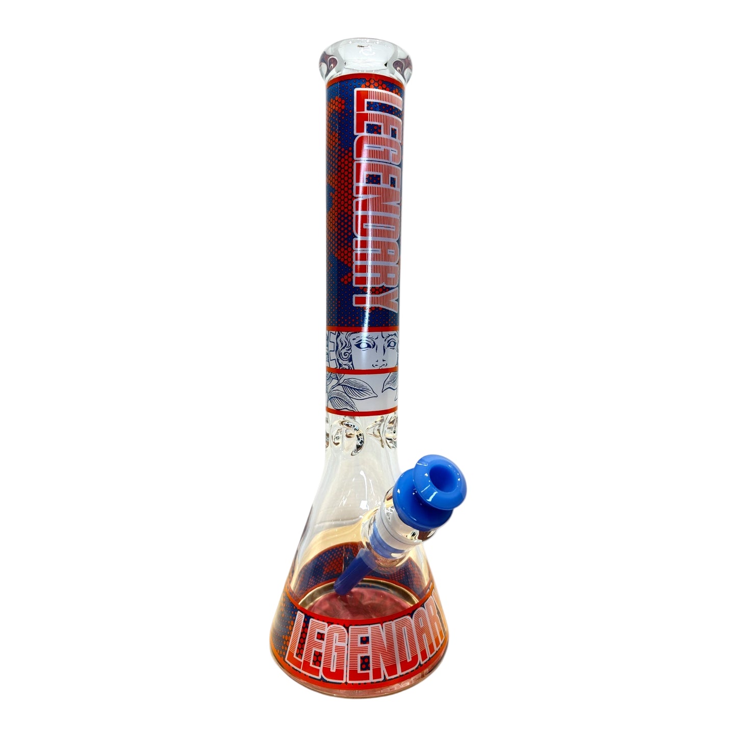 Legendary 16" 9MM Medusa Pattern Bong - The Wee Smoke Shop