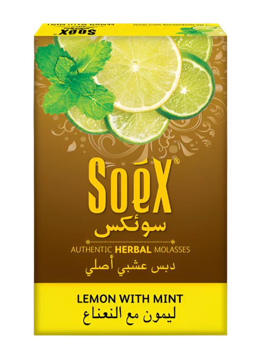 Soex Herbal Molasses (50g) Lemon with Mint- The Wee Smoke Shop

