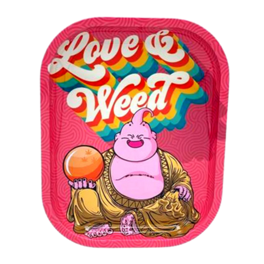 Love & Weed Mini Rolling Tray - Rolling Tray - The Wee Smoke Shop