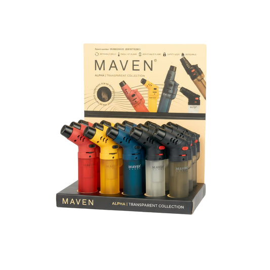 Maven Single Flame Swivel Torch - The Wee Smoke Shop
