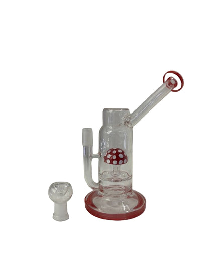 Mushroom Bong 8" Slanted Mouth Piece Dab Rig - The Wee Smoke Shop