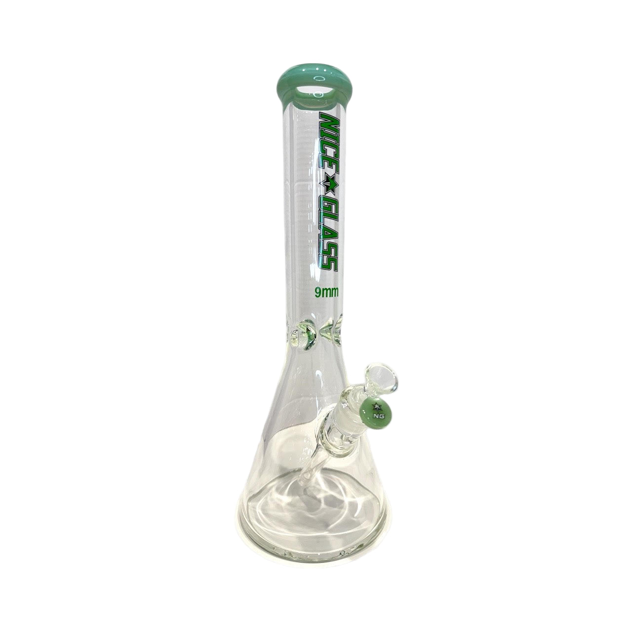 Nice Glass 16" 9MM Glass Bong - The Wee Smoke Shop
