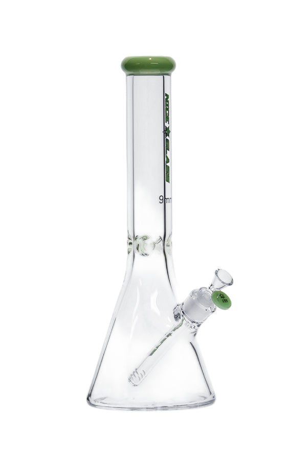 Nice Glass 16" 9MM Glass Bong - The Wee Smoke Shop