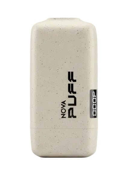 White rectangular product with 'NOVA PUFF' branding on a white background