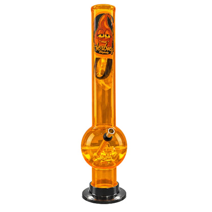 Orange - Herbies 15" Acrylic Bong on clear background